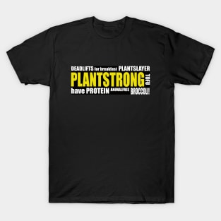 Vegan - Plant Strong T-Shirt